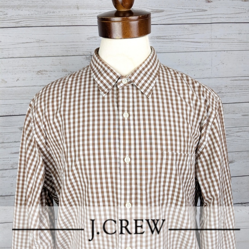 J Crew Plaid Dress Shirt XL